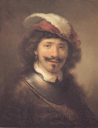 Govert flinck A young Man with a eathered cap and a gorgert (mk33) Norge oil painting art